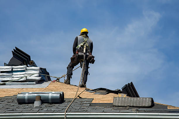 Professional Roofing technician working in Meriden, NH